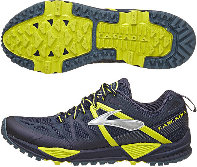 brooks men's cascadia 10 trail running shoes